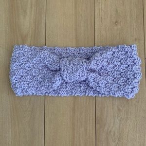 Handmade Lilac Purple Knit Headband